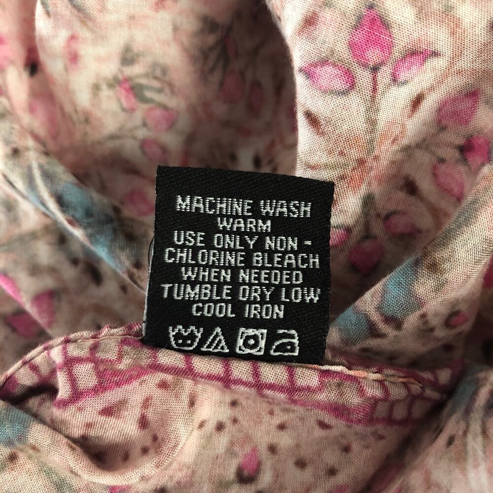 Tolani Women's Size Medium 100% Modal Floral/Bird Top - Picture 9 of 9